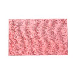 TEMU Cozy Chenille Hamster Bedding Mat - Non-slip, Warm Small Pet Carpet In Pink And White, Soft Polyester Fiber, Ideal For Guinea Pigs And Gerbils, Hamster Bedding For Cage