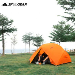 3F UL GEAR Tent Parts Double Layer Tent Set 15D/210T Waterproof Outer Tent 3/4 Season Inner Tent 2 People Outdoor Camping Hiking