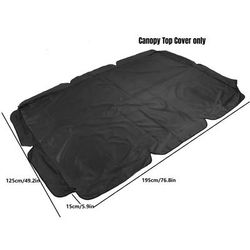 TEMU Swing Canopy Cover, Sun Protection, Easy To Clean Courtyard Swing Protective Cover. Material: 190t Polyester With Silver Coating On The Reverse Side.