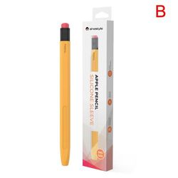 TEMU Oneguest Soft Silicone Protective Case For Pencil 1st/2nd Gen - Non-slip, Shockproof Cover With Split Design For Easy Removal, Retro Style, Charging & Magnetic Functionality Support