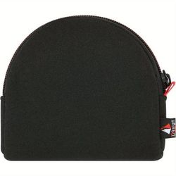 TEMU Newks Nylon Camera Filter Case - Fits Filters Up To 82mm, Lightweight & Protective With Zipper Closure And Carabiner, Ideal For Photography Enthusiasts, Black