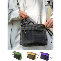 HIKEMAN Travel Crossbody Bag Cosmetic Phone Storage Organizer Hiking Cycling Pack Outdoor Toiletry Bag UHMWPE Waterproof Pouch