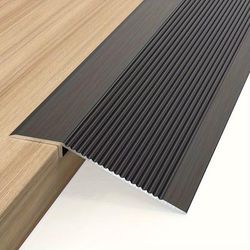 "TEMU 35.43" Adjustable Height Aluminum Ramp, For Uneven Tile Floor, With Height Adjustable Floor Transition Edge Decoration, For Doorway, Up To 1.6" Height Difference"