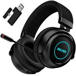 Delton G520 Wireless Headset, Black, Dbhg520