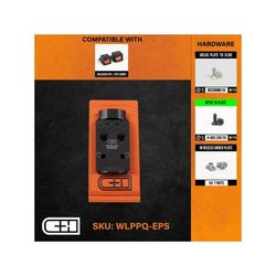 C&H Precision Weapons Optics Adapter Plate Walther PPQ/Q4/Q5 Holosun EPS WLPPQ-EPS