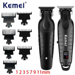 Kemei 2293 2299 Professional Barber Hair Beard Trimmer Cordless Rechargeable Men Hair Clippers Electric Finish Cutting Machine