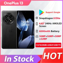 Original Oneplus 13 5G Mobile Phone Snapdragon 8 Elite 50.0MP Camera 100W Charge 6000mAh Battery 6.82" OLED 120HZ IP69