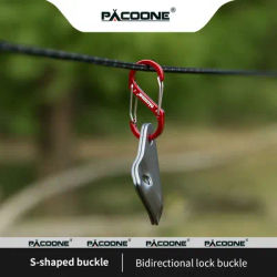 4Pcs Carabiner S-Ring Key Chain for Bag Strap Purse Belt DIY Bag Accessories Outdoor Camping Keychain Multifunctional Tool