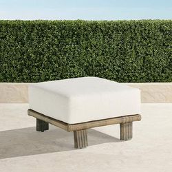 Carena Ottoman with Cushion - Garnet - Frontgate