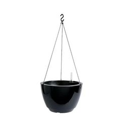 Caleb Hanging Planter - Set Of Two, Black - Grandin Road