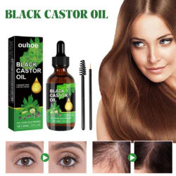 Organic Castor Oil Hair Care Nutrient Improves Hair Line Toughness Nourishes Body Skin Hair Massage Moisturizing Essential Oil