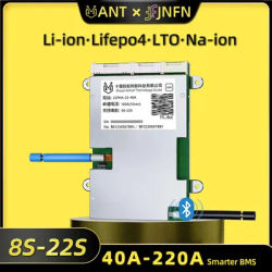 ANT 8S-22S BMS 8S 24V LiFePO4 10S 36V 13S 16S 48V 60V 72V 40A 80A 200A 340A 18650 Li-ion Bluetooth Smart BMS for Electric Scoote