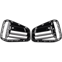 JC Whitney Bumper Grille Gloss Black, Front, Driver & Passenger Side, 1-year unlimited-mileage warranty SET-RB01530103