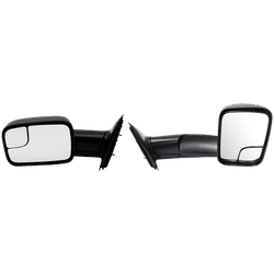 JC Whitney Mirror Textured Black, Driver & Passenger Side, 1-year limited warranty SET-JDG44R