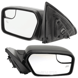 JC Whitney Mirror Textured Black, Driver & Passenger Side, 1-year limited warranty SET-JFD252ER