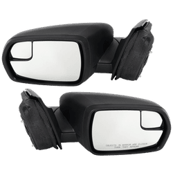 JC Whitney Mirror Textured Black, Driver & Passenger Side, 1-year limited warranty SET-JFD440ER