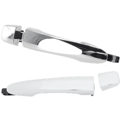 Replacement Exterior Door Handle Plastic Chrome, Front & Rear, Driver Passenger Side, SET-RN46250009K-A