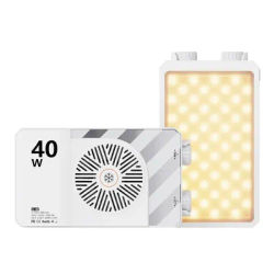 U40 40W LED Video Camera Light Pocket Mini Portable Outdoor High Brightness Fill Light Fan Cooling Dimmable