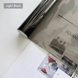 TEMU 30*200cm Gloss Transparent Light Black Smoke Pvc Film, Armored, For Cars Headlight Taillight Wrap Cover Film Foil Sticker Cover