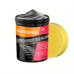 TEMU Quick-acting Tire Glaze - Car Interior Polish Wax, Yellowing Repair, Nano Coating, Universal Model