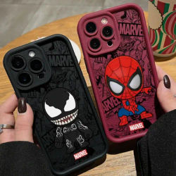 Marvels Spider-Man Venom Phone Case for Xiaomi Redmi Note 14 13 12 12S 11 11S 10 9 Pro Plus A3 14C