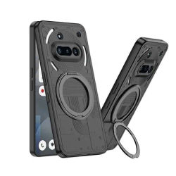 Magnetic Case For Nothing Phone 3a Pro Phone3 3 A Case Ring Stand Transparent Back Cover Protect Shell Shockproof Bumper