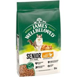 2x10kg Senior Turkey James Wellbeloved Dry Cat Food