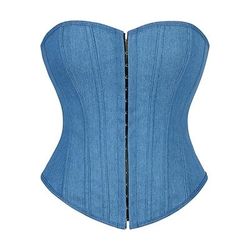 Rococò Completo Mascherata Corsetto Overbust Cosplay Jacquard Controllo della Pancia Push-Up Jacquard Costume Per donna Reale Mascherata Feste Carnevale di Venezia Adulti Corsetto