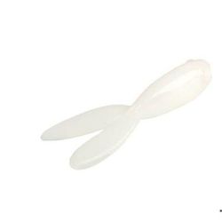 Strike King Mr. Crappie Teen-Zee Tails Crappie Bait - White