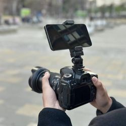 TEMU Universal Phone Clip, Multi-functional, 360° Rotatable, Adjustable, With Stable Grip, For Live Streaming, Photography, Video Recording, Compatible With Phone Models, Shoe