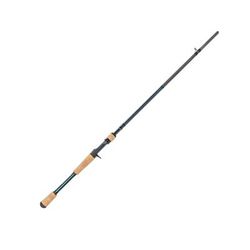 Lew's LFS Casting Rod 7ft 1-PC Rod w/ Medium and Fast LFS-X3 Blank Cork Split-Grip Fuji Concept O Guides Full Contact Reel Seat Blue/Black LFS70M
