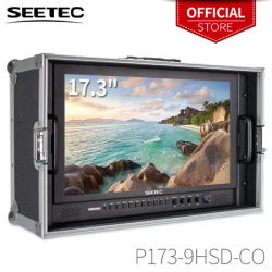 Seetec P173-9HSD-CO 17.3 Inch IPS 3G-SDI HDMI Broadcast Monitor with AV YPbPr Carry-on LCD Director Monitor with Suitcase