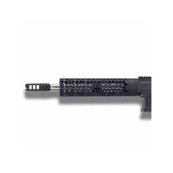 USED Unique-ARs Jaxs Handguard with Dolos Locking Ring Cerakote Armor Black 9 in dolosjaxs9