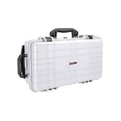 Eylar Standard 22in Waterproof Carry-On Travel Roller Gear Hard Case w/Foam White SA00034-WHI