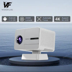 VOXFLIX X9 Ultra Projector 1200 ANSI Full HD 1080P Projector Support 4K Android 11.0 Home WIFI6 Autofocus Auto-keystone Beamer