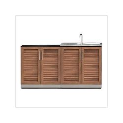 NewAge Outdoor Kitchens Grove 2-Piece Outdoor Kitchen Set (No Countertop)
