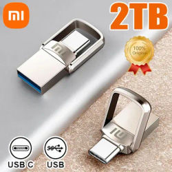 Xiaomi U Disk 2TB 1TB USB 3.2 Type-C Interface Metal Pendrive Mobile Phone Computer Mutual Transmission Flash Drive USB Memory