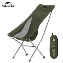 Naturehike YL06 Folding Moon Chair High Back Relax Chair Outdoor Camping Hiking Fishing Ultralight Portable Chair 136kg Load