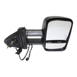 JC Whitney Mirror Textured Black, Passenger Side, 1-year limited warranty JCV126ER-S