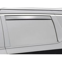 Weathertech Window Visor Acrylic Dark Smoke In-Channel Mount Type Deflector Series, Rear, Lifetime limited warranty 81980IM