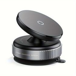 TEMU Adjustable Vacuum Magnetic Suction Cup Phone Holder, Suitable For Car/gym/mirror/smooth Surfaces Hands-, Compatible With All Smartphones