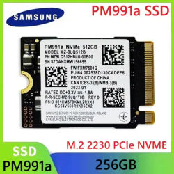 SAMSUNG SSD PM991 PM991a NVME M.2 2230 Internal Solid State Drive 128GB Internal Storage SSD 256GB 1.8inch Nvme SSD disco duro