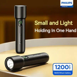 Philips 2025 nouvelle lampe de poche Portable EDC lampes de poche LED rechargeables pour Defensa personnelle auto-défense Camping randonnée