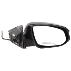 JC Whitney Mirror Textured Black, Passenger Side, 1-year limited warranty JTY141ER