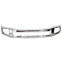 JC Whitney Bumper Steel Chrome, Front, 1-year unlimited-mileage warranty RF01010080