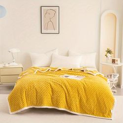 TEMU 1/ 3pcs Light Luxury Blanket, Machine Washable Without Deformation, Suitable For Bedrooms, Rental Rooms, Dormitories, And Famous , A Atmosphere To The Scene, And Used All Year Round