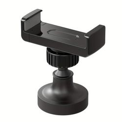 TEMU 1pc Heavy Duty Aluminum Alloy Gym Magnetic Phone Holder, 360 Rotation Universal Cellphone Mount, Non-waterproof Iron Surface Attachment For Fitness & Workout