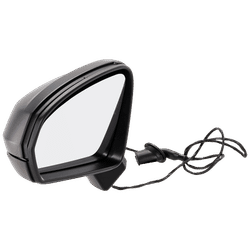 JC Whitney Mirror Textured Black, Driver Side, 1-year limited warranty VW115EL