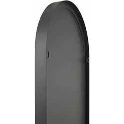 Saraipali 39"H x 20"W x 2"D Modern Black Accent Mirror - Boutique Rugs