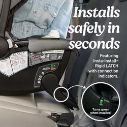 Graco GoMax Infant Car Seat with Insta-Install Rigid LATCH - Orchid Haze